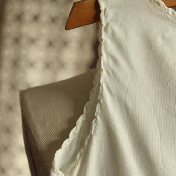 Vintage 1950s 1960s Baby Dress, White Christening Baptism Infant Slip - Picture 13 of 13